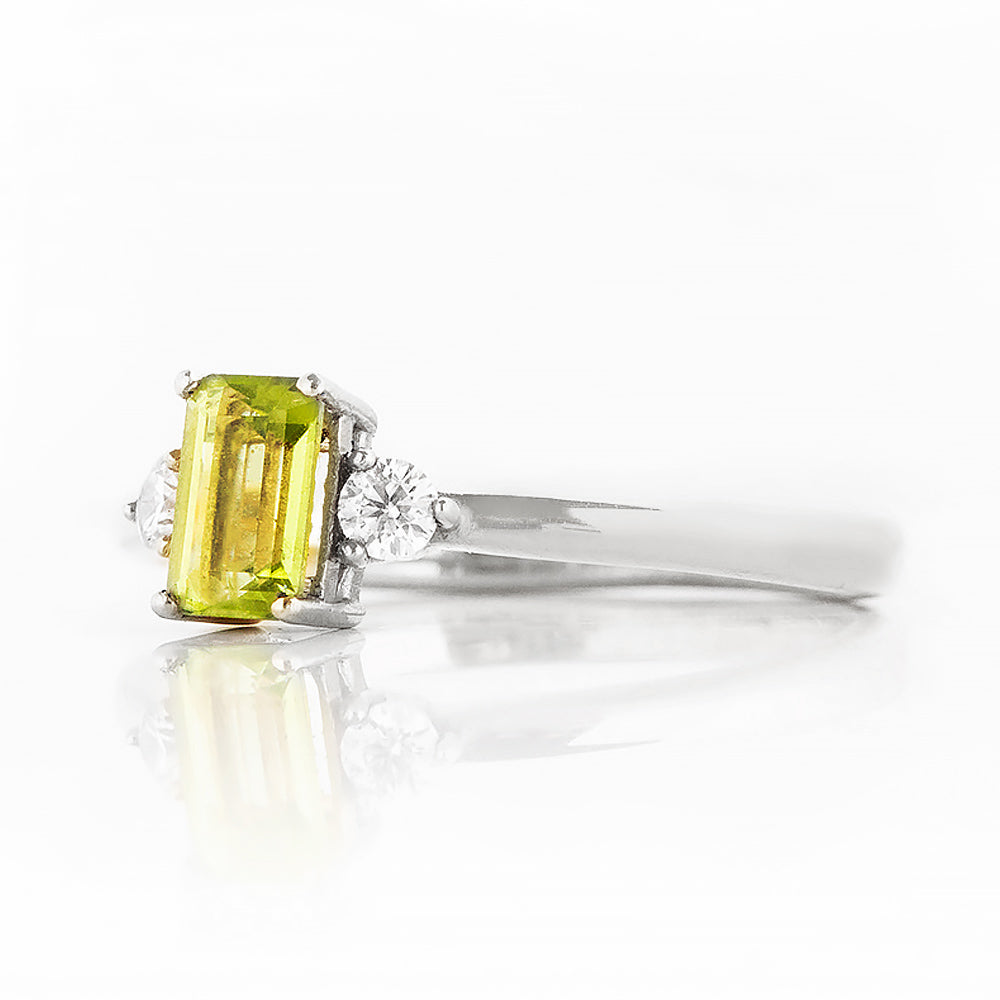 The Bea Ring, Peridot and Diamond