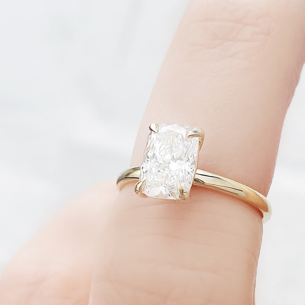 Ivanka, Cushion cut Lab Diamond Ring