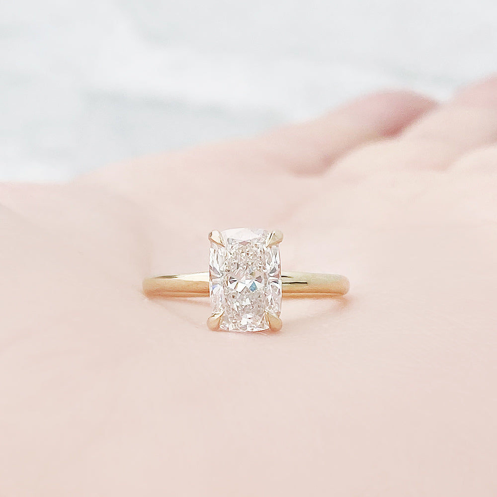 Ivanka, Cushion cut Lab Diamond Ring