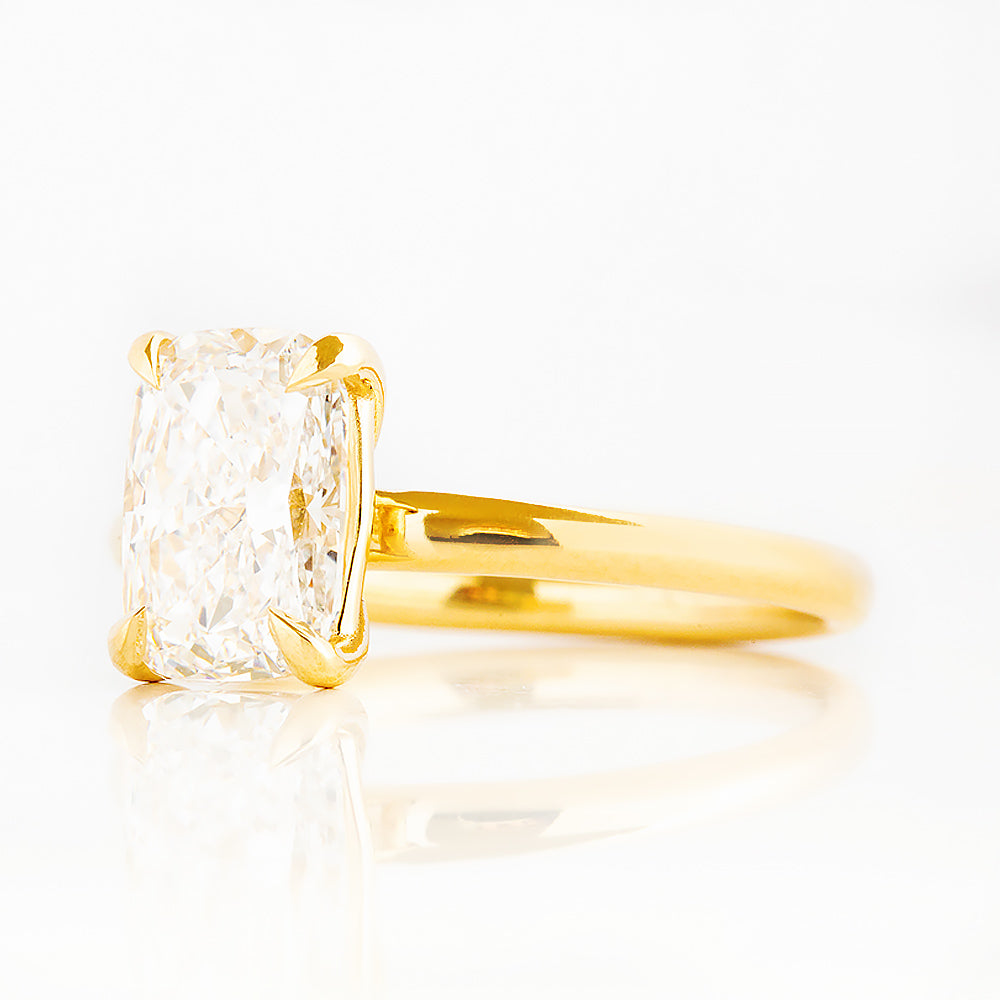 Ivanka, Cushion cut Lab Diamond Ring