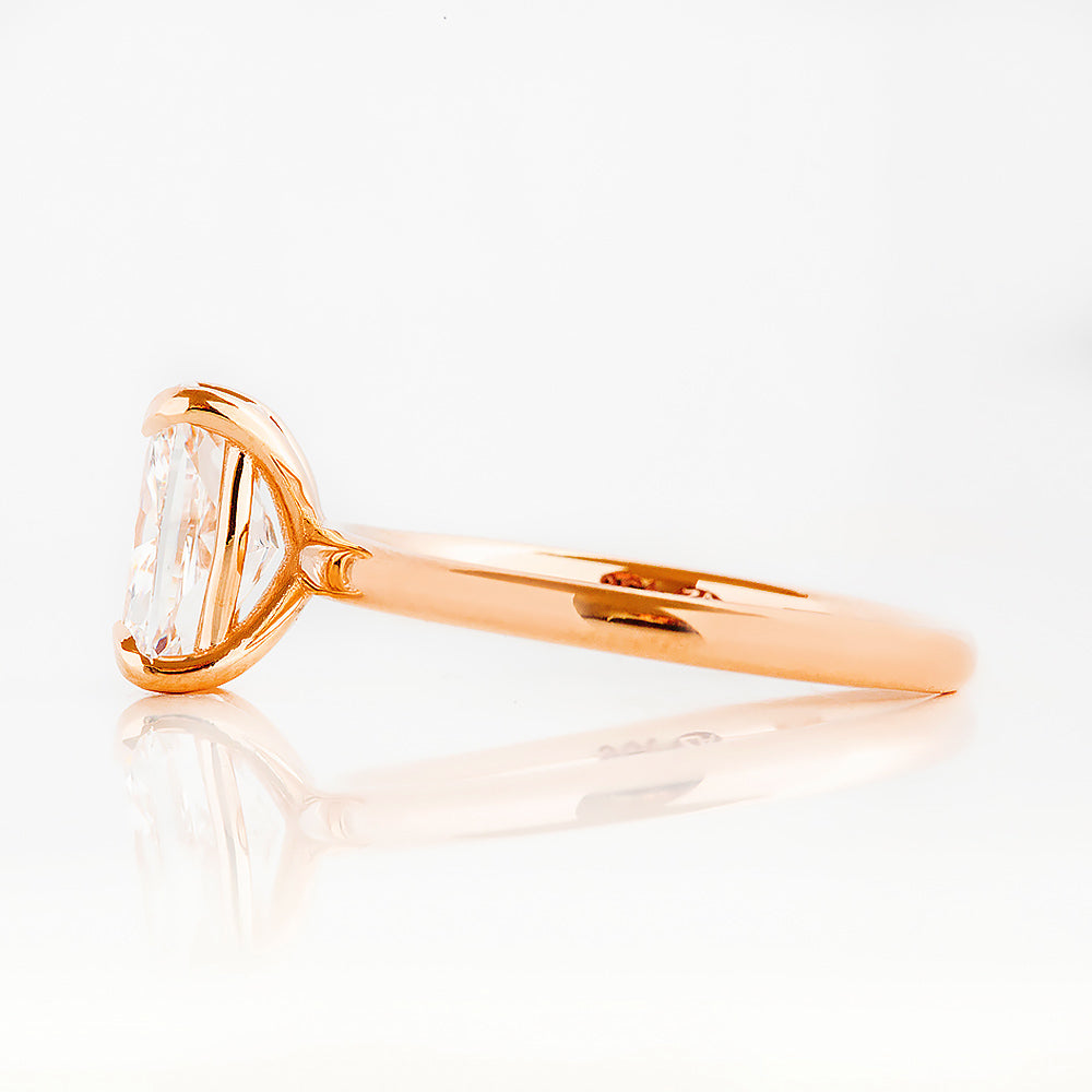 Ivanka, Cushion cut Lab Diamond Ring