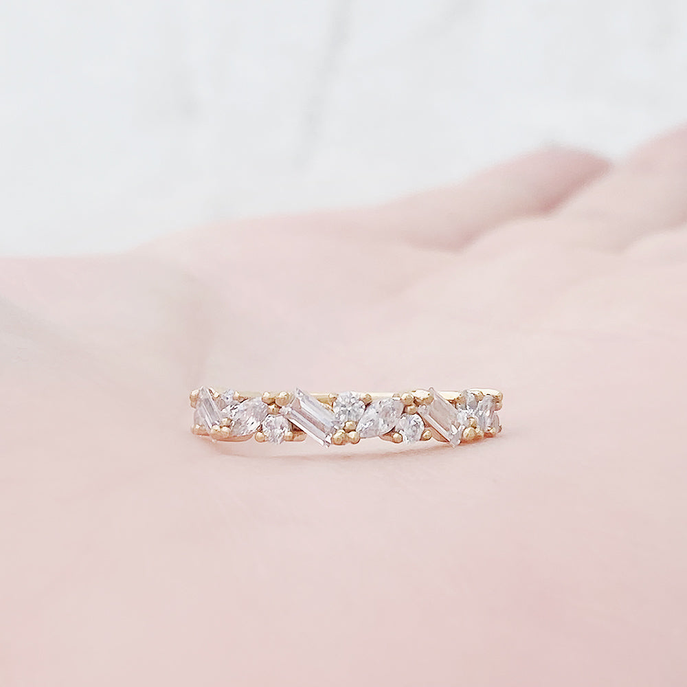 Lab Grown Diamond Wedding Band Ring in Yellow Gold - Victoria's Jewellery