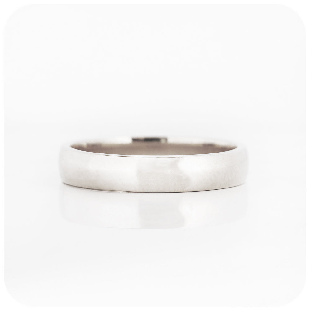Men's Comfort Fit Gold Wedding Band