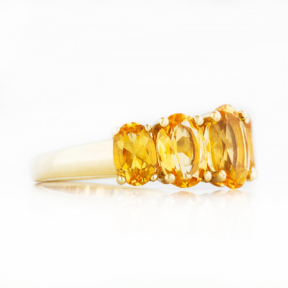 The Citrine Queen Ring