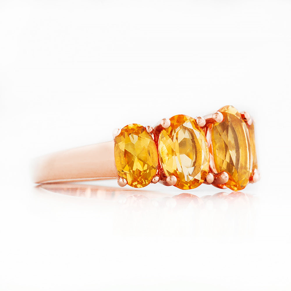 The Citrine Queen Ring