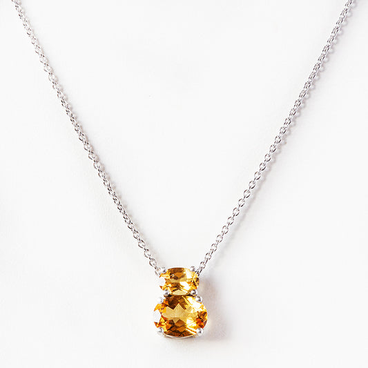 Georgie, Citrine Necklace