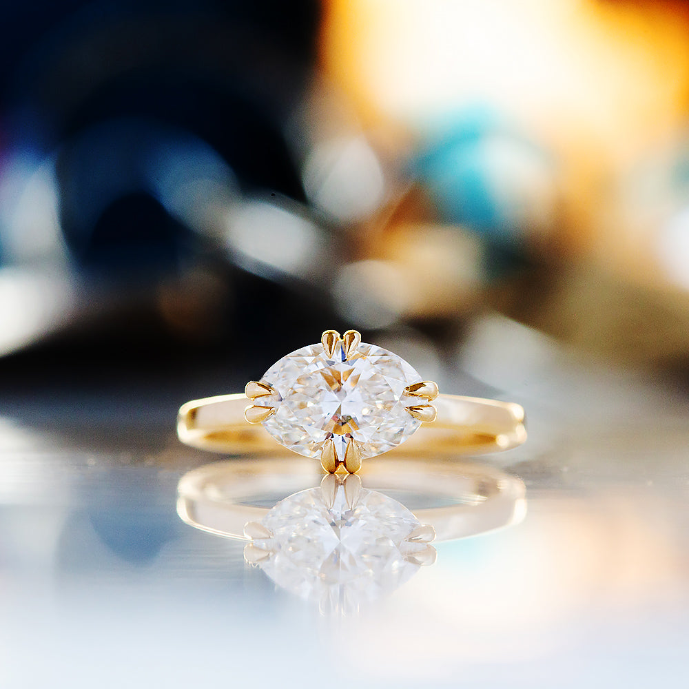 Paloma, Oval cut Lab Diamond Ring - Victoria's Jewellery