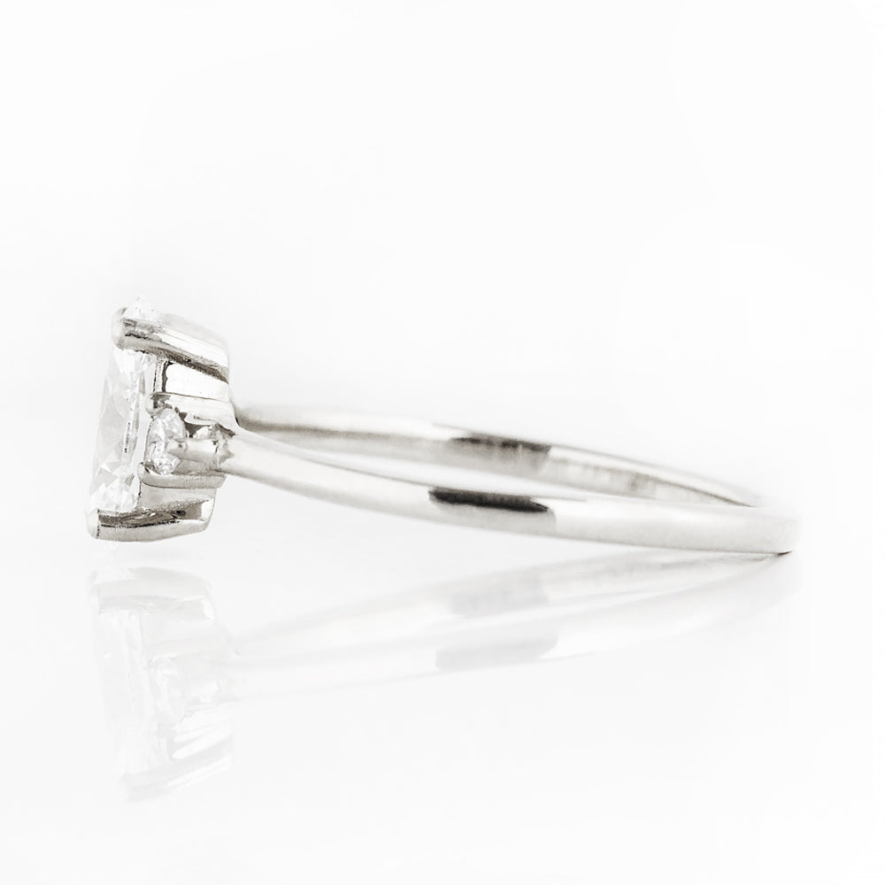 Kelsey, an Oval cut Lab Diamond Ring - 1ct