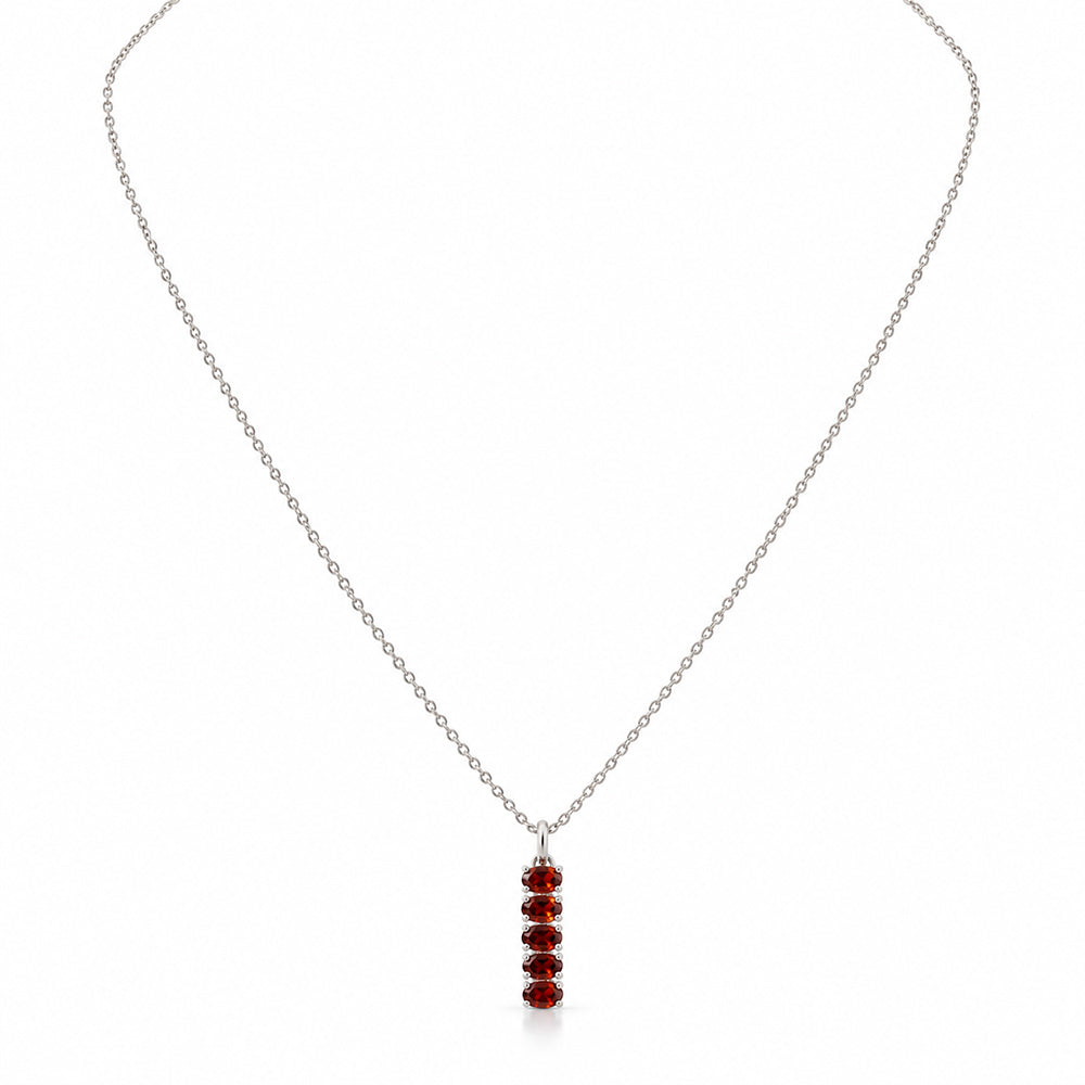 Willow, Garnet Necklace - Victoria's Jewellery