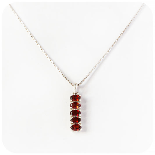 The Eternity Garnet Pendant
