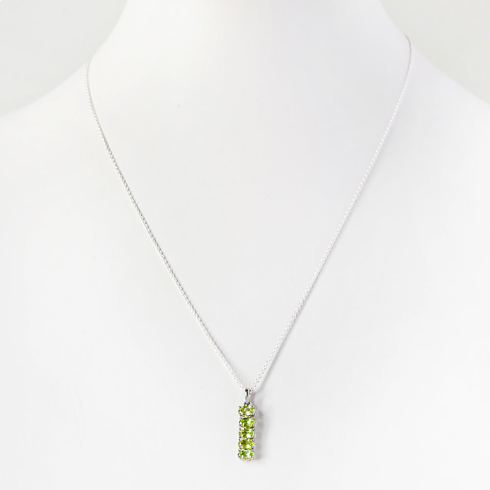 Willow, Peridot Necklace - Victoria's Jewellery