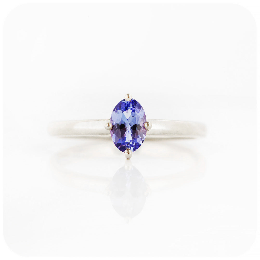 Tamsin, a Tanzanite Solitaire Ring