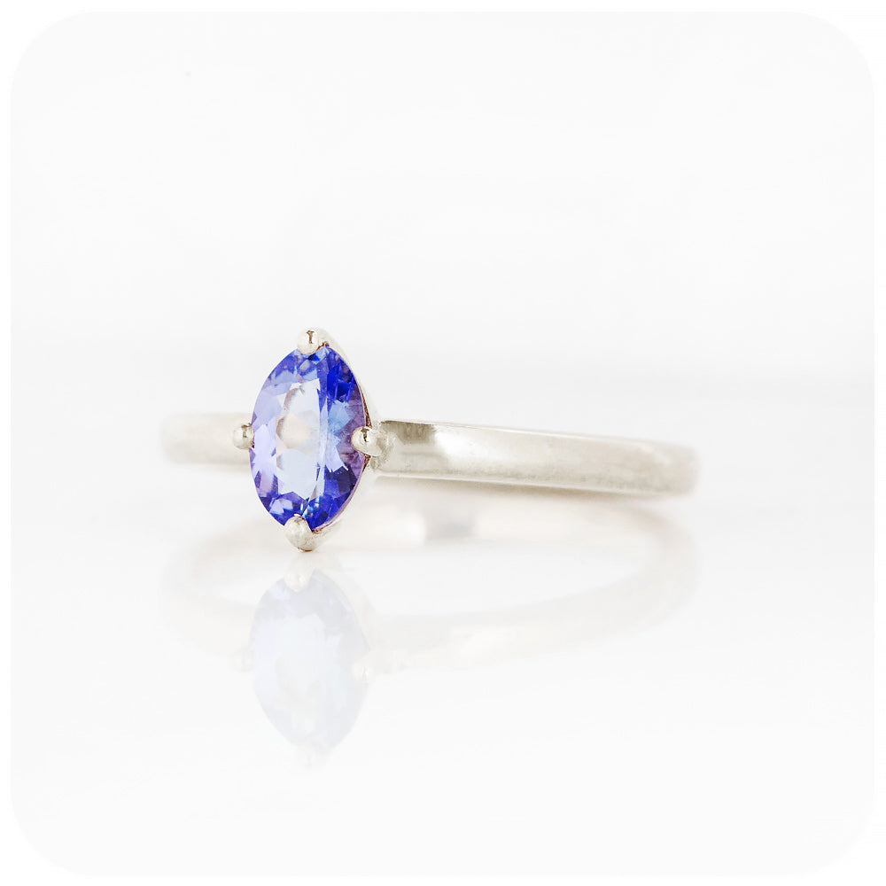 Tamsin, a Tanzanite Solitaire Ring