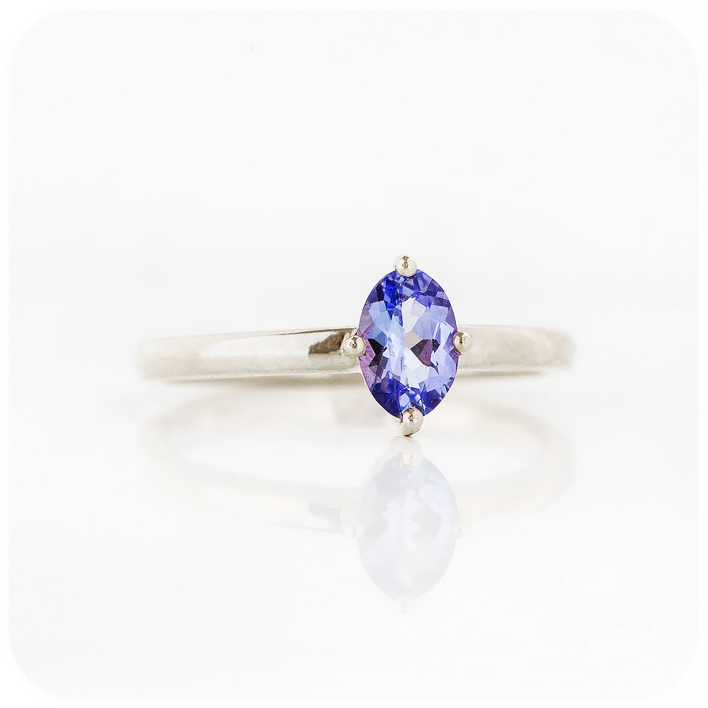 Tamsin, a Tanzanite Solitaire Ring
