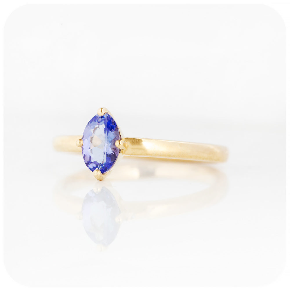 Tamsin, a Tanzanite Solitaire Ring