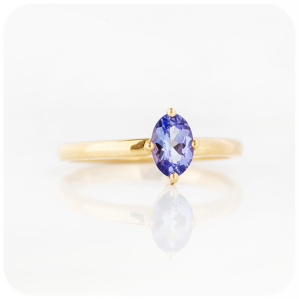 Tamsin, a Tanzanite Solitaire Ring