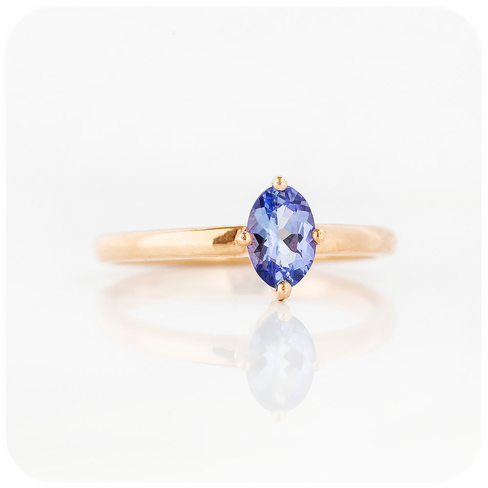 Tamsin, a Tanzanite Solitaire Ring