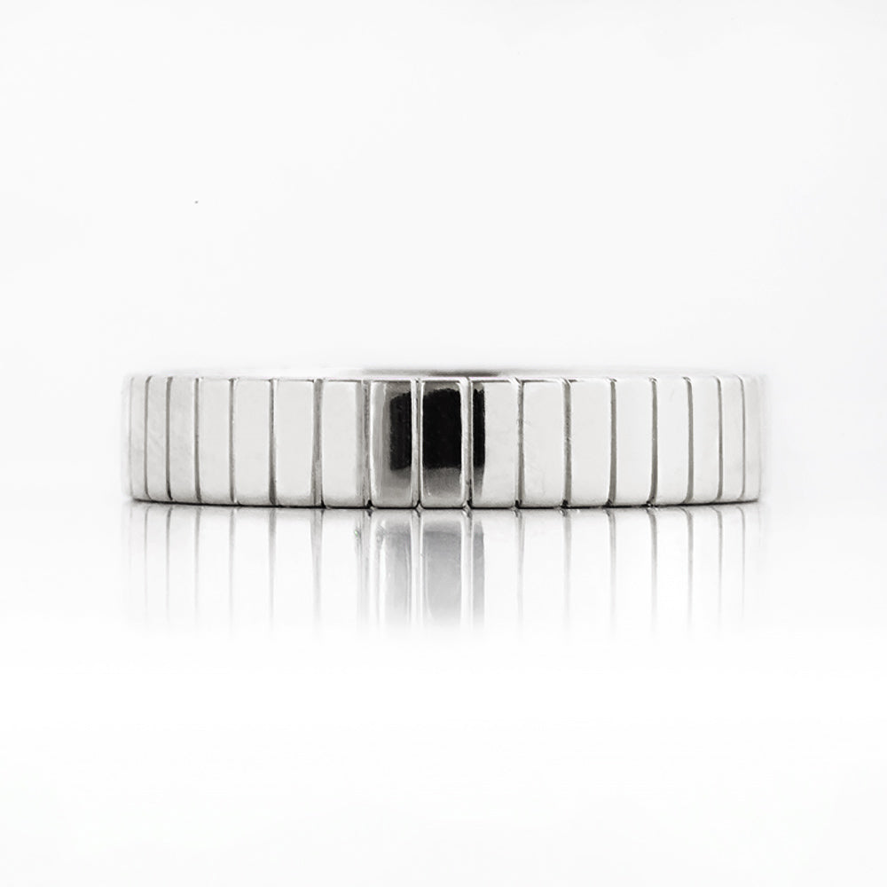 Caspian, a Solid Gold Wedding Band