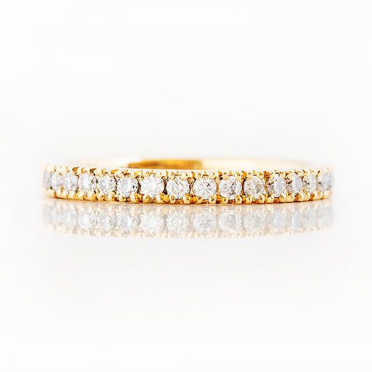 Emma, a Brilliant cut Lab Diamond Wedding Band