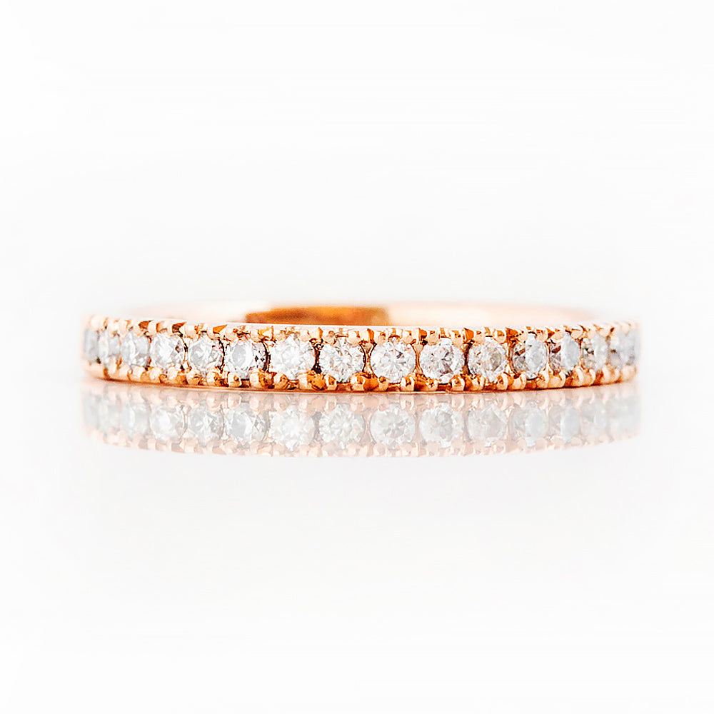 Emma, a Brilliant cut Lab Diamond Wedding Band