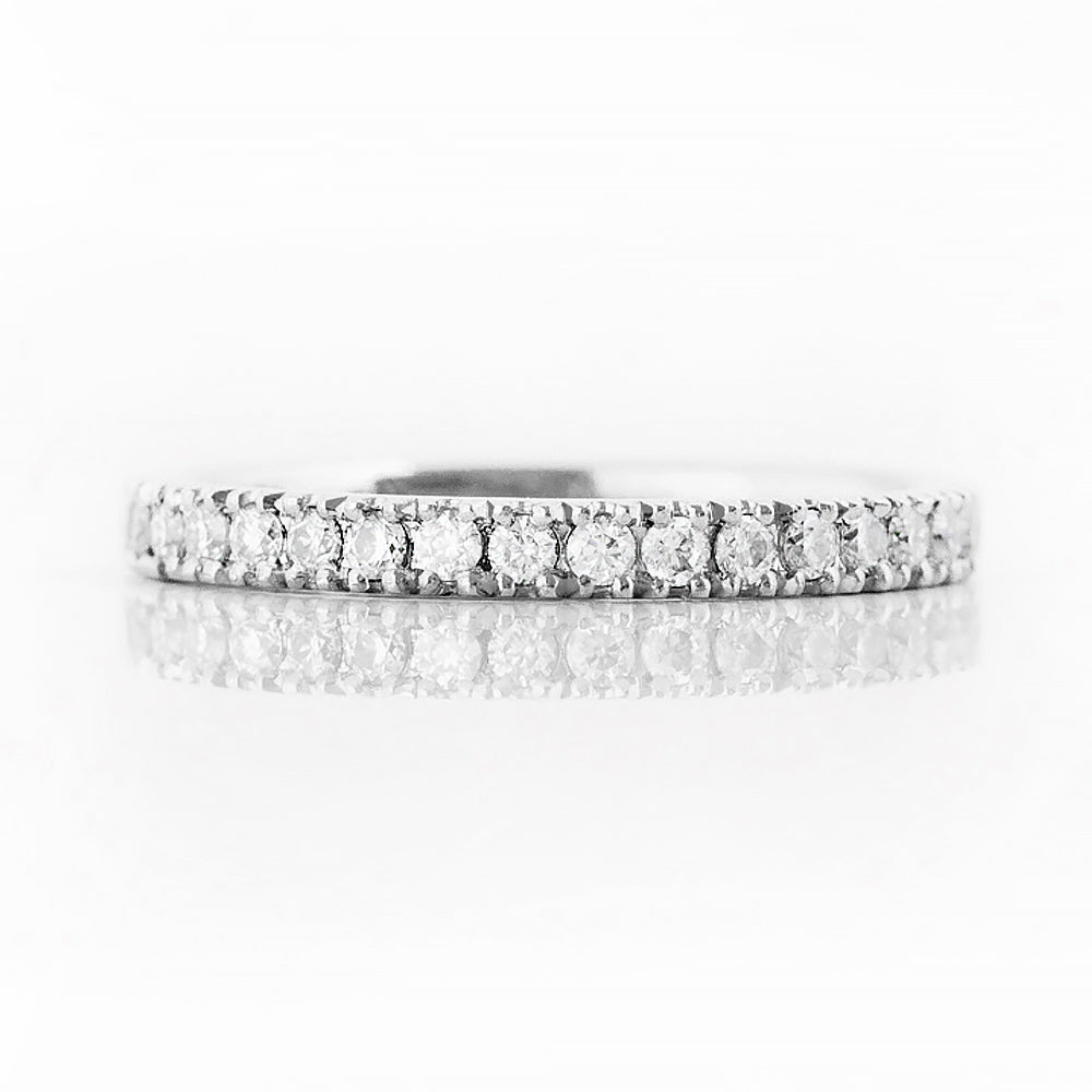 Emma, a Brilliant cut Lab Diamond Wedding Band