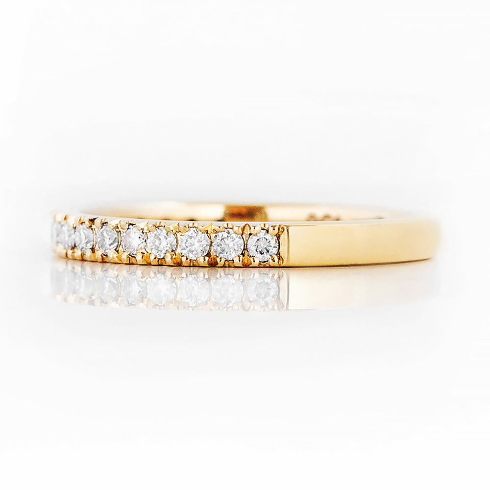 Emma, a Brilliant cut Lab Diamond Wedding Band