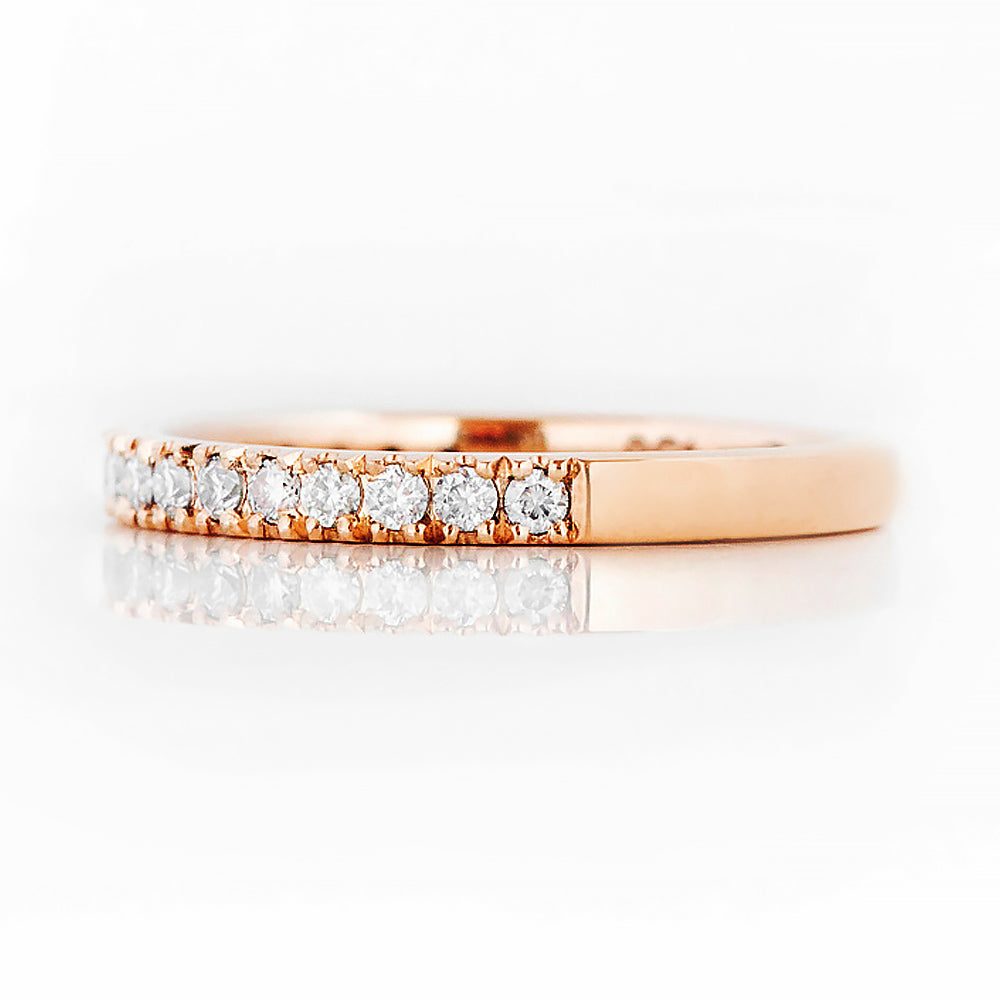 Emma, a Brilliant cut Lab Diamond Wedding Band