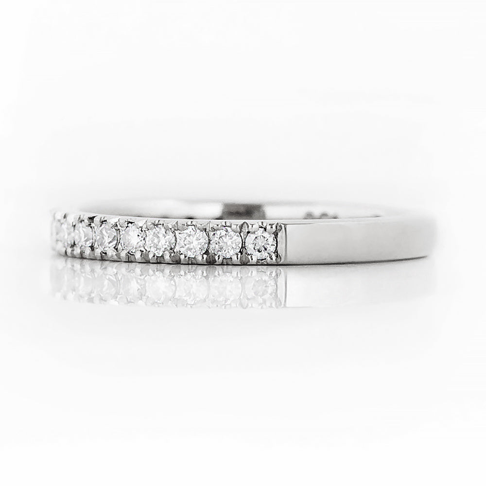 Emma, a Brilliant cut Lab Diamond Wedding Band