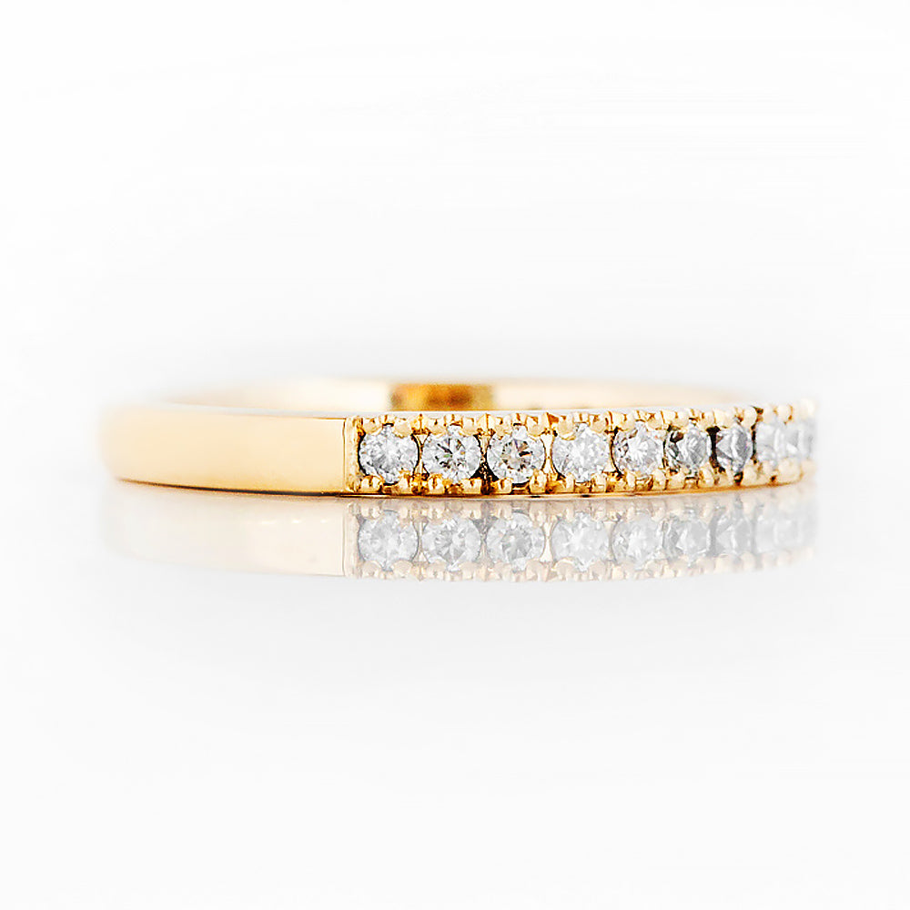 Emma, a Brilliant cut Lab Diamond Wedding Band