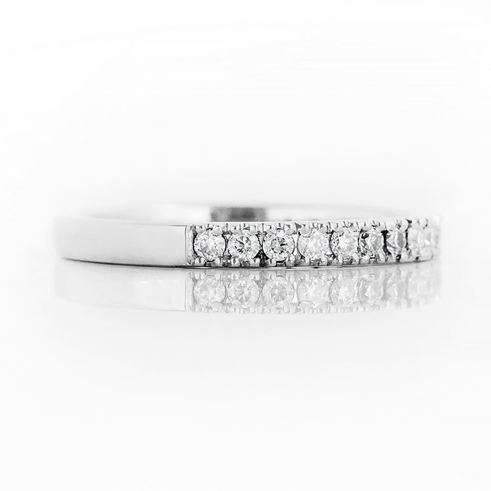 Emma, a Brilliant cut Lab Diamond Wedding Band