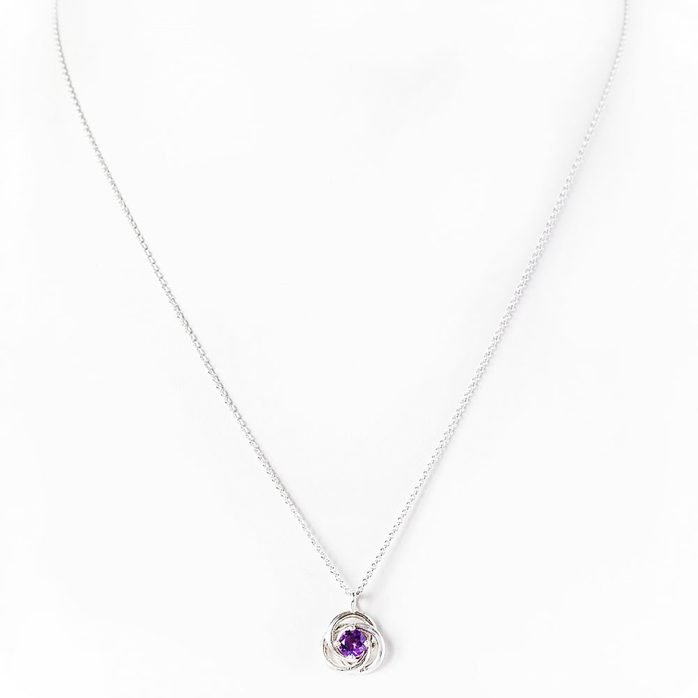 Freyja, Amethyst Pendant - Victoria's Jewellery