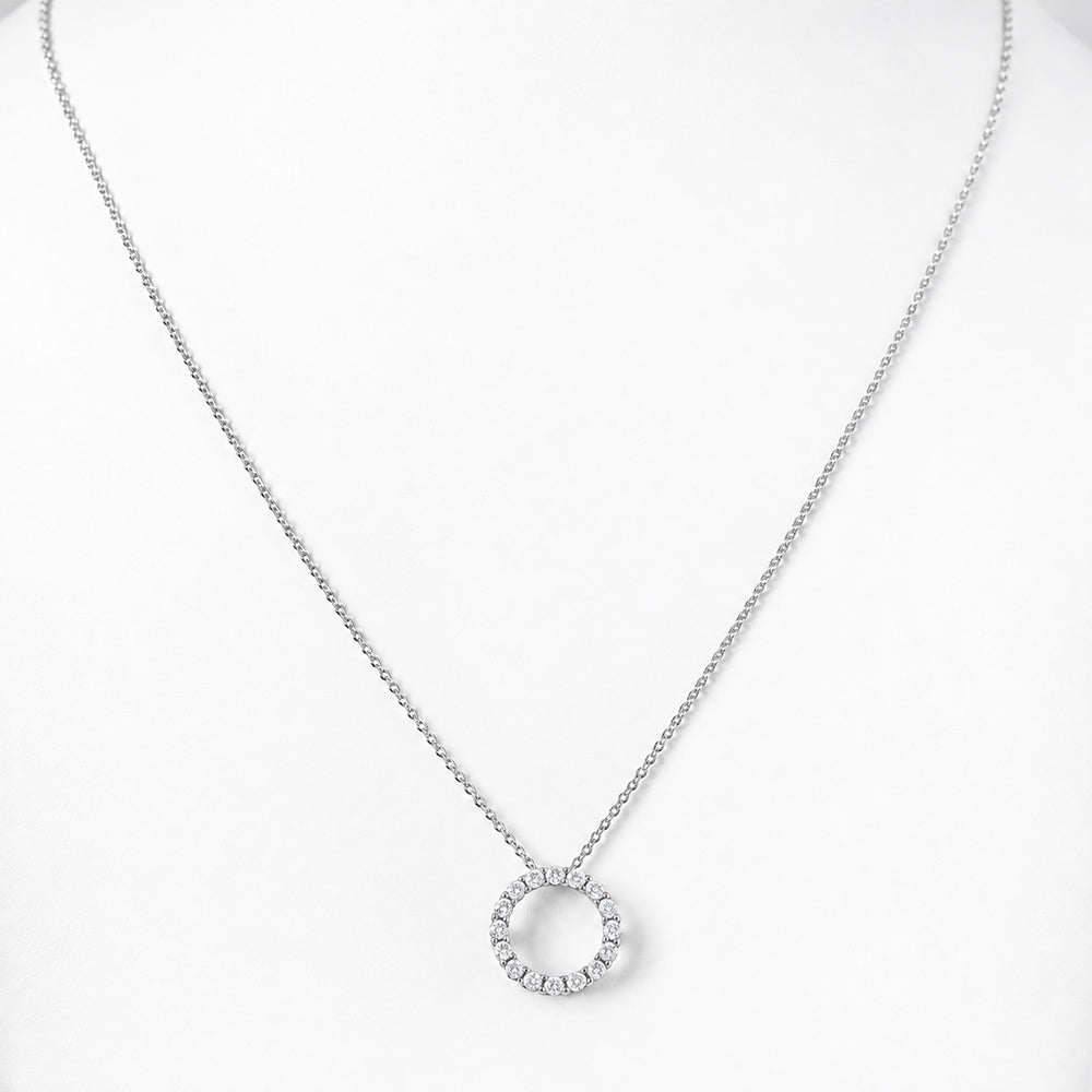 Circle of Life, Lab Diamond Pendant - 0.475ct