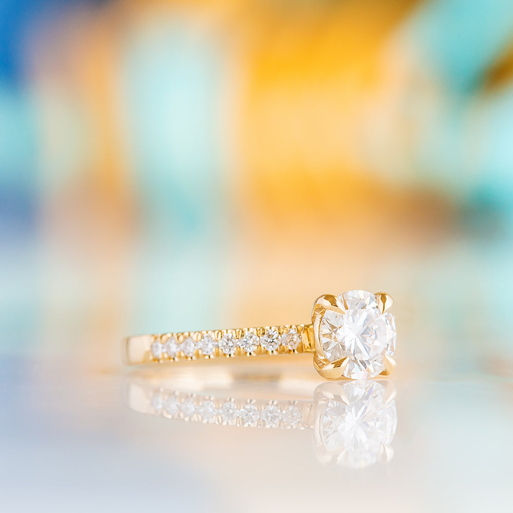 Emma, a Brilliant cut Lab Diamond Engagement Ring - 1ct - Victoria's Jewellery