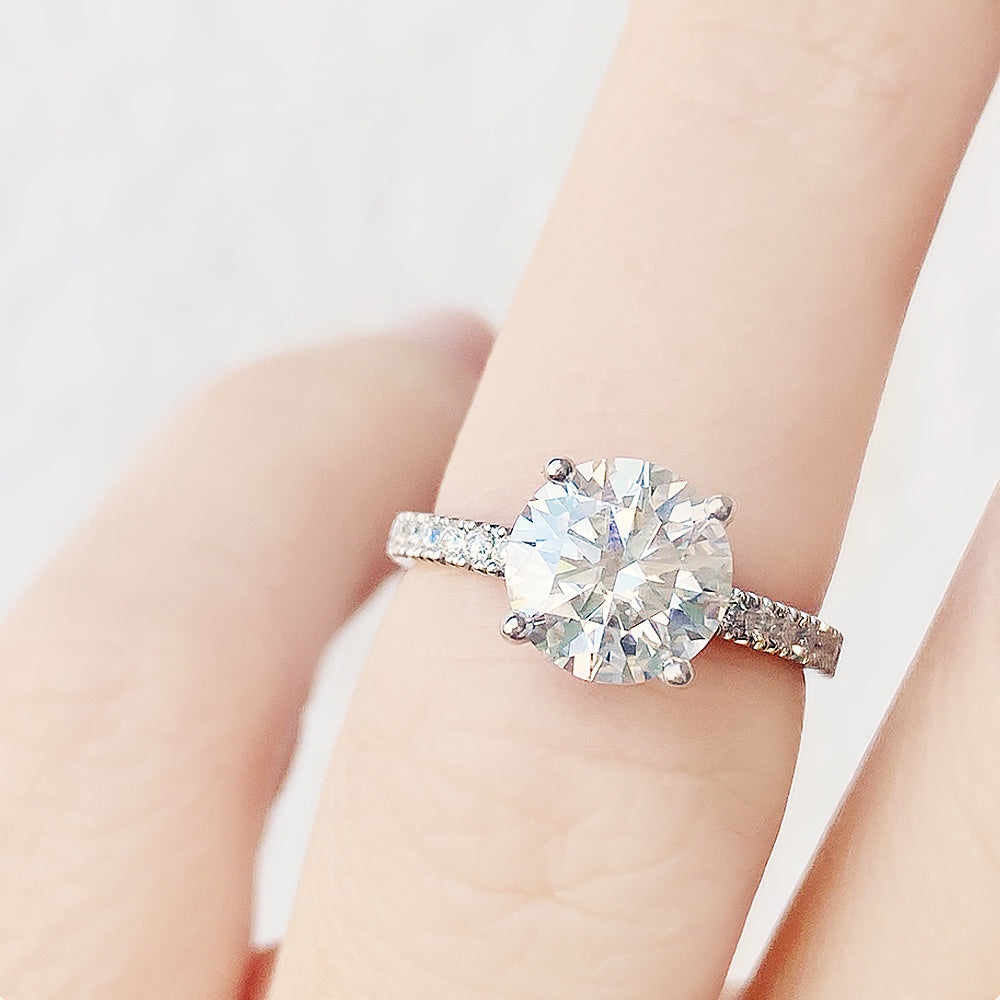 Emma, a Brilliant cut Lab Diamond Engagement Ring
