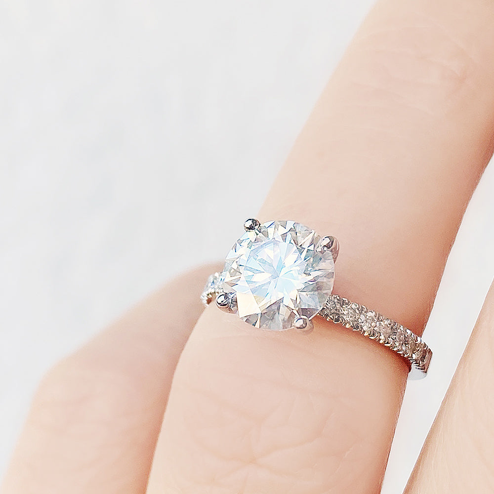 Emma, a Brilliant cut Lab Diamond Engagement Ring