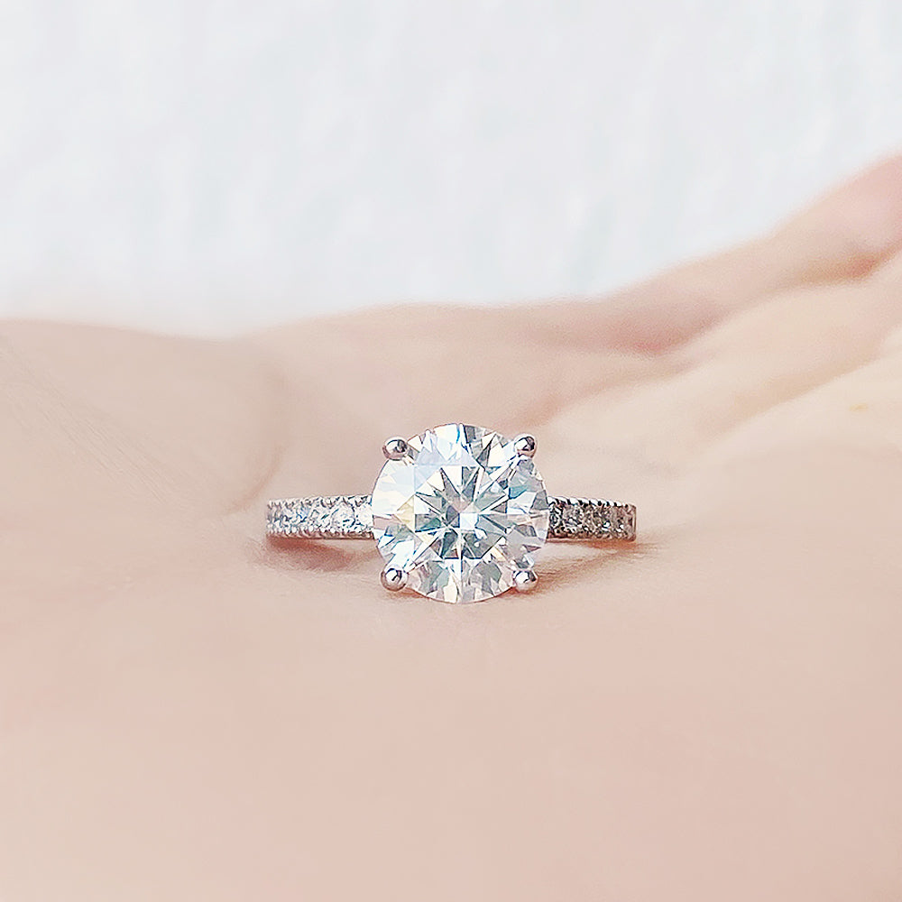 Emma, a Brilliant cut Lab Diamond Engagement Ring