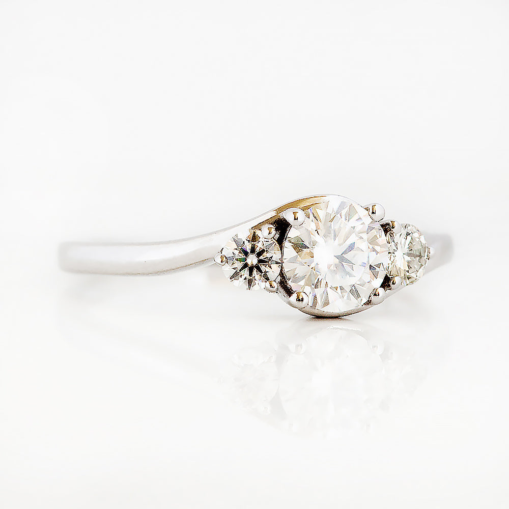 Ava, a Lab Diamond Trilogy Ring