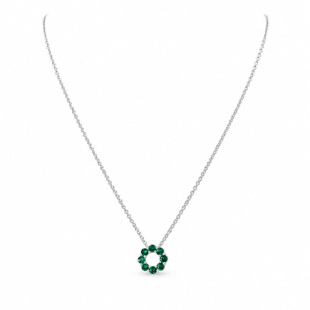 Circle of Life Necklace - Emerald