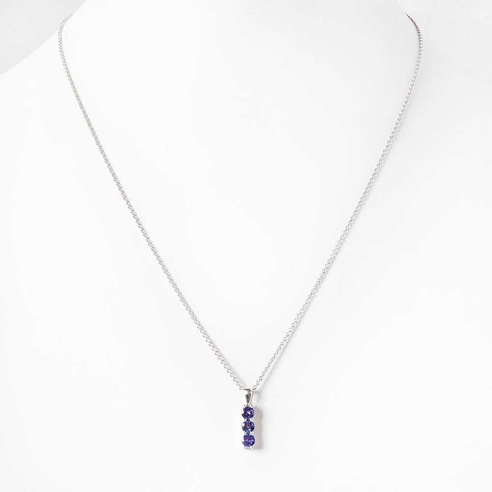 Rio, a Tanzanite Trilogy Pendant