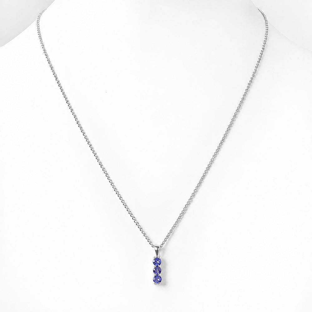 Rio, a Tanzanite Trilogy Pendant