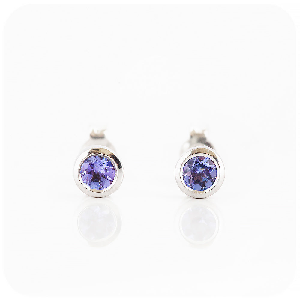 The Tube, Tanzanite Stud Earring