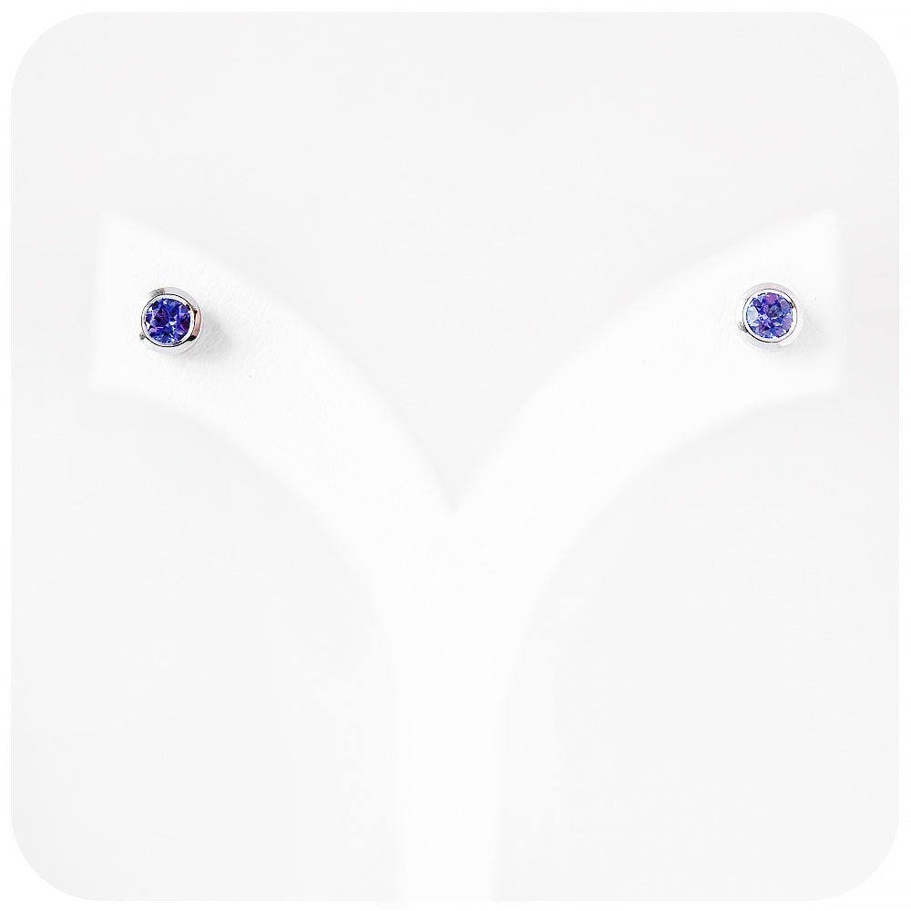 The Tube, Tanzanite Stud Earring