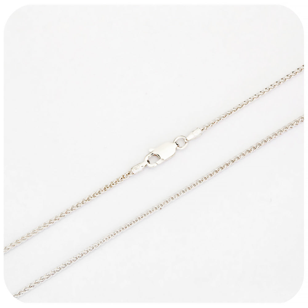 Sterling Silver Wheat Chain - 1.5mm