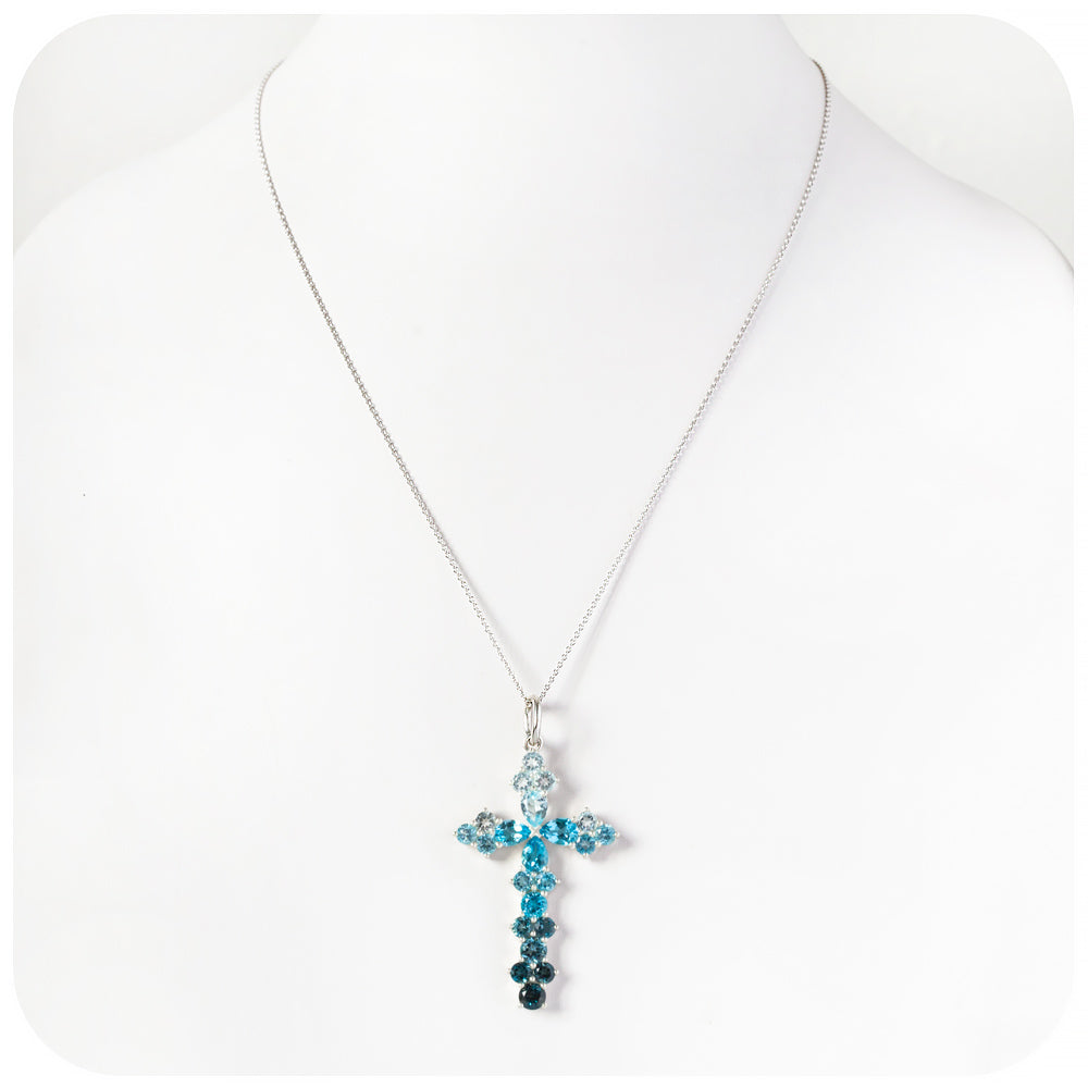 The Topaz Cross Pendant