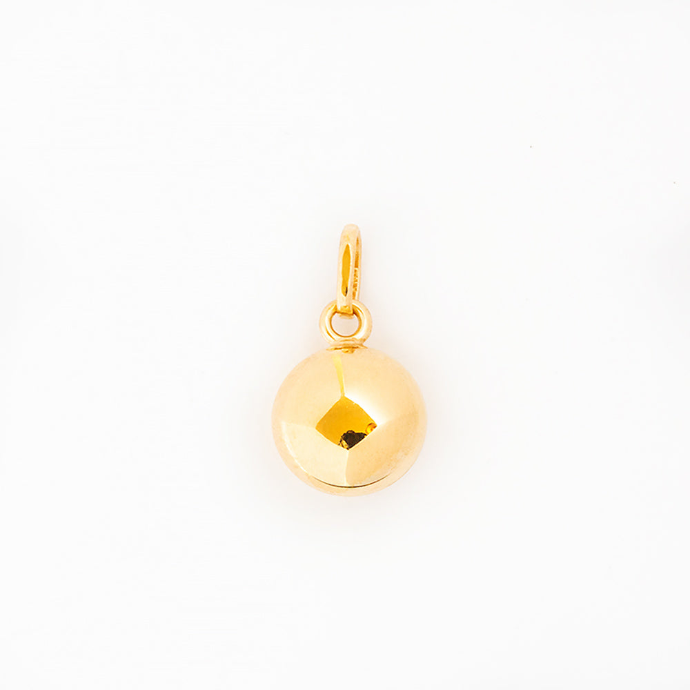 Yellow Gold Ball Pendant