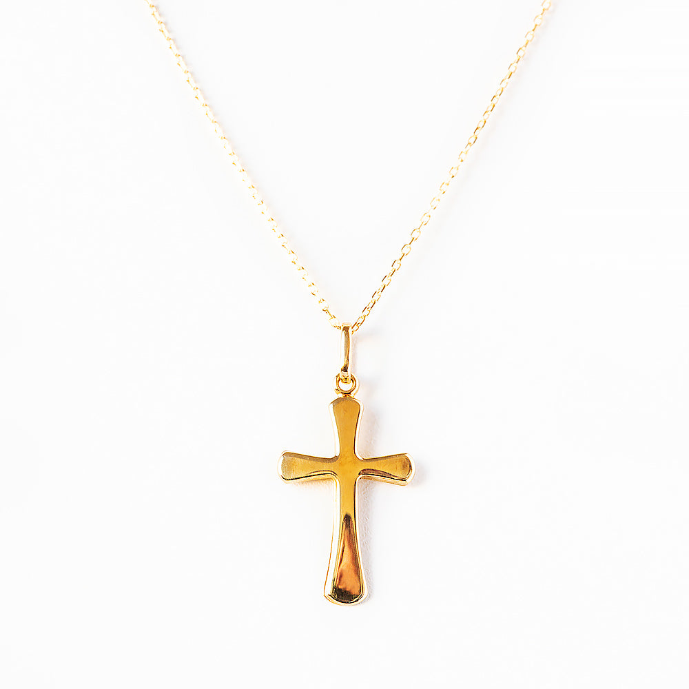 Yellow Gold Cross Pendant
