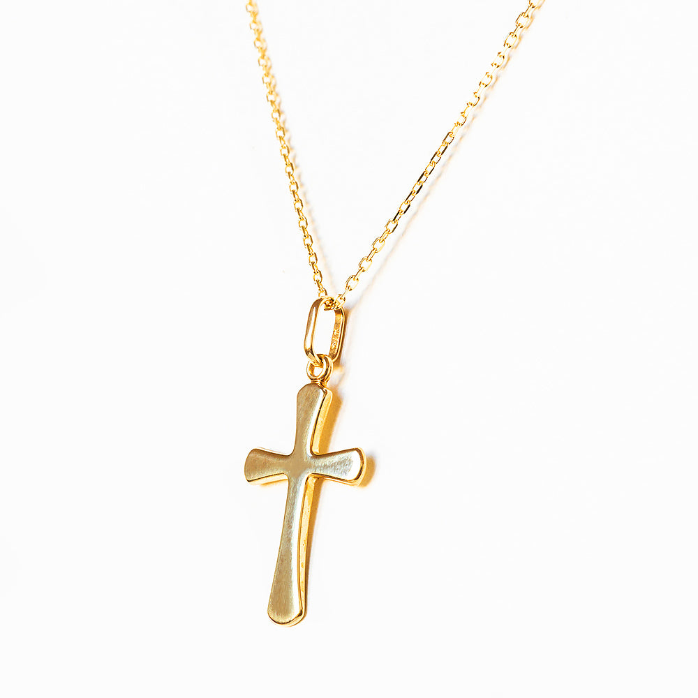 Yellow Gold Cross Pendant