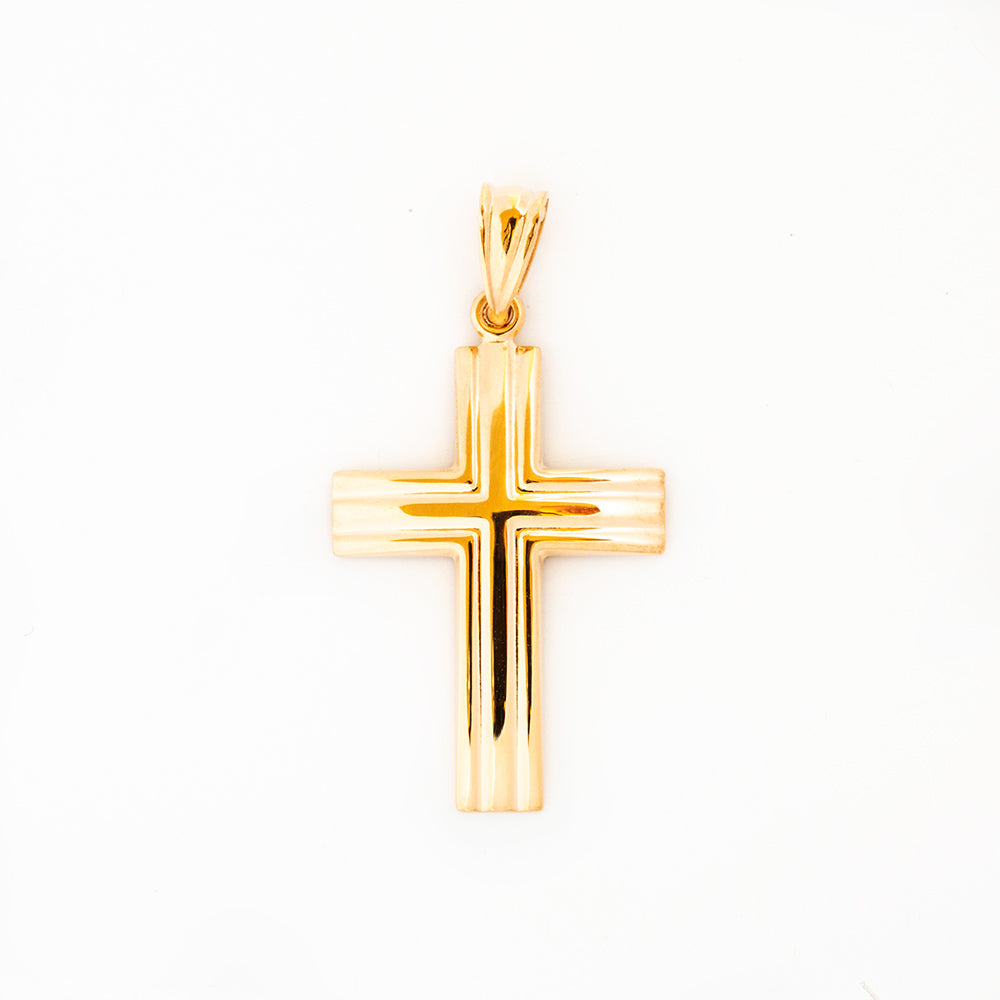 Yellow Gold Cross Pendant
