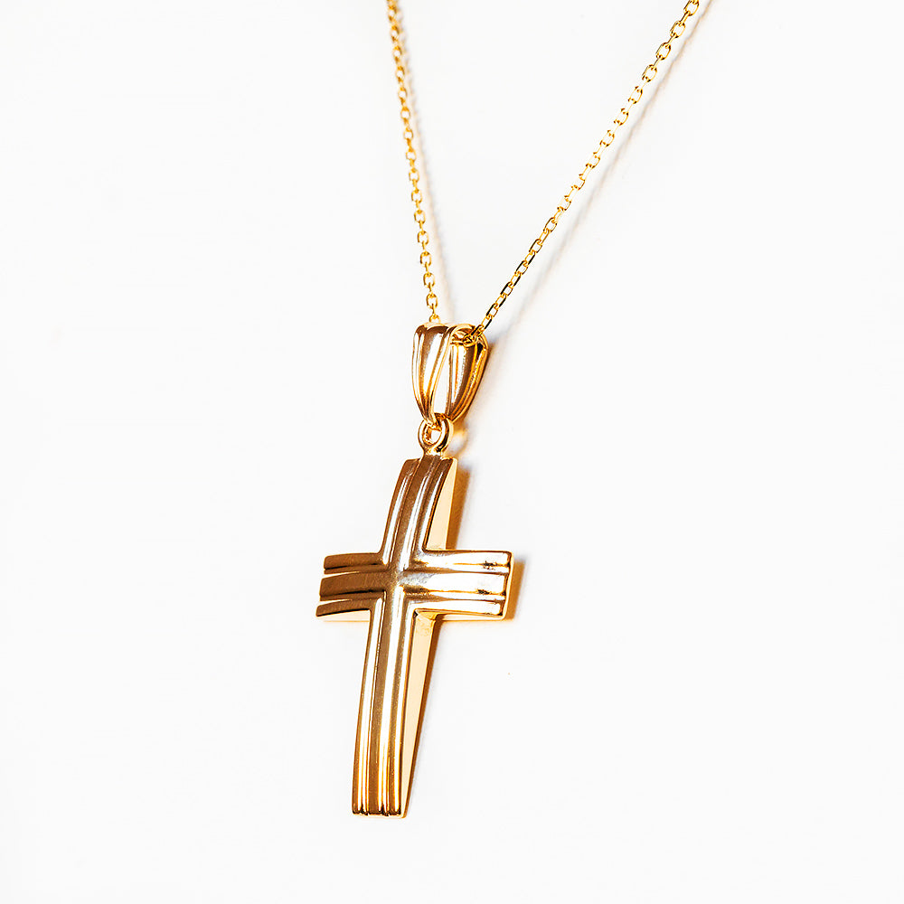 Yellow Gold Cross Pendant