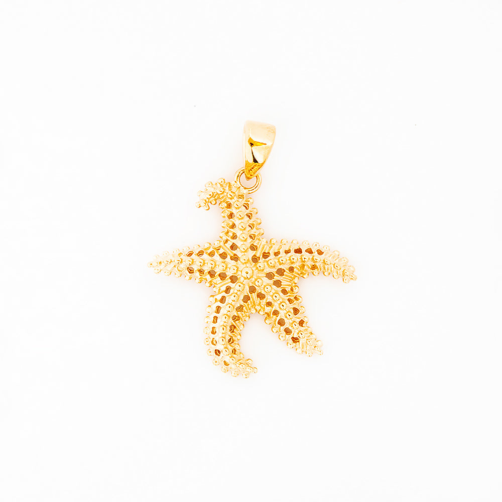 Yellow Gold Starfish Pendant